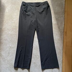 Jones New York Signature Stretch Gray Pinstripe Trousers Dress Pants Size 12